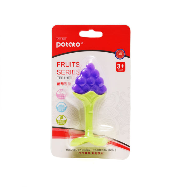 MORDEDOR DE SILICONA FORMA DE UVAS