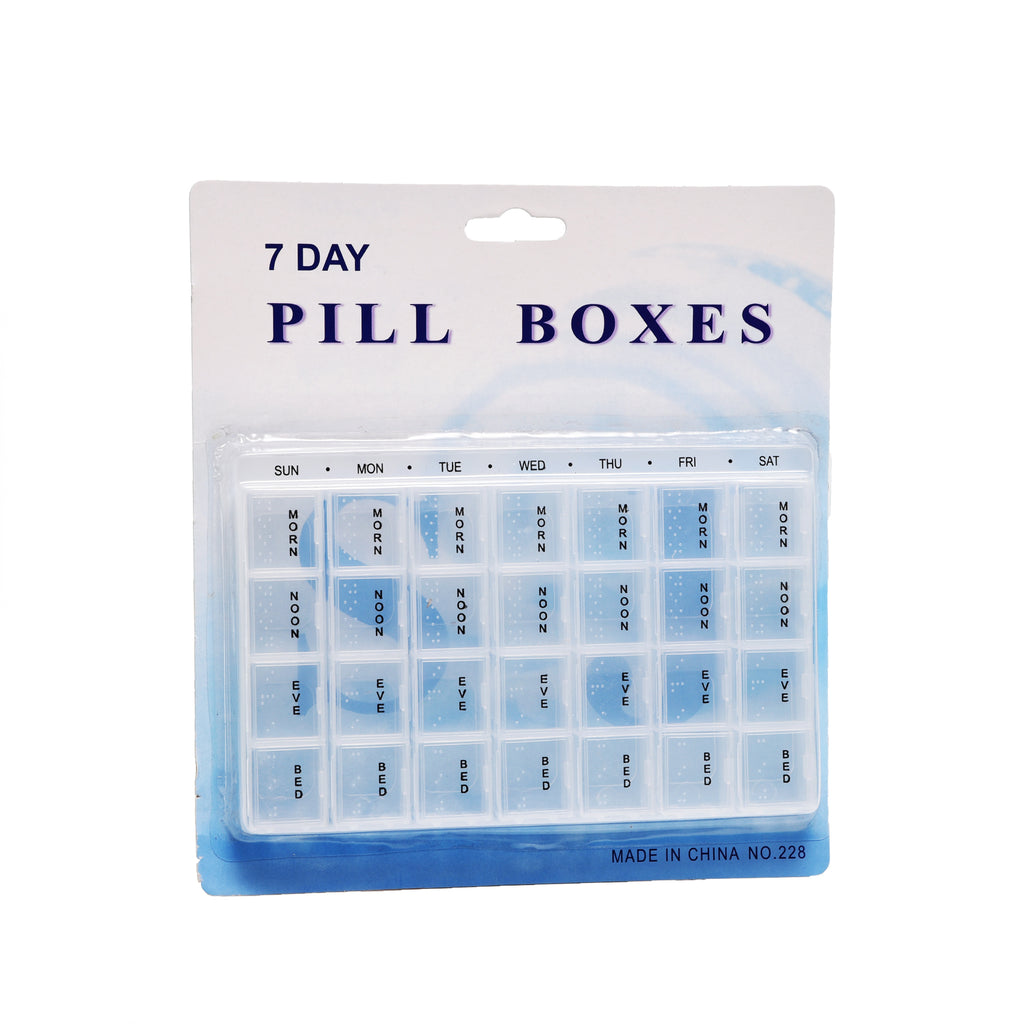 PASTILLERO RECTANGULAR 28 COMPARTIMIENTOS